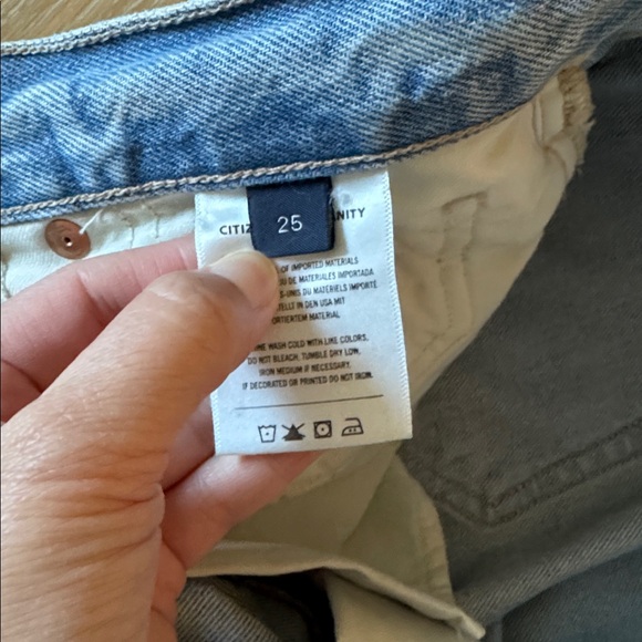 Citizens of Humanity Neve Relaxed Straight Jeans Size 25 - Picture 8 of 10